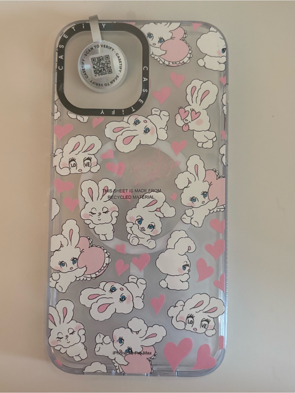 NWT Casetify Sweetheart Impact Clear MagSafe iPhone 13 Pro Max Case